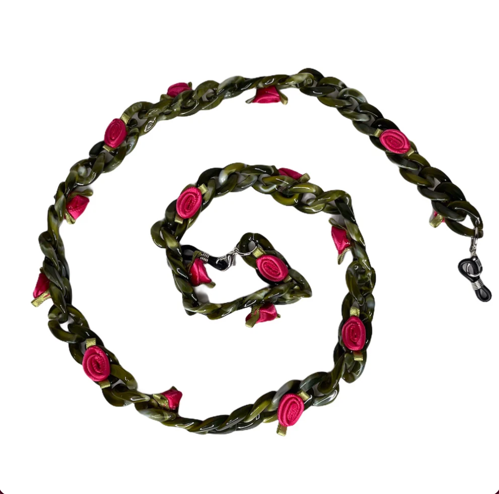 Rose Vine Sunglasses/ Mask Chain